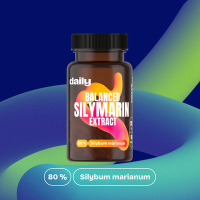 Daily Balanced Silymarin Extract (Ostropestřec mariánský) 90 kapslí