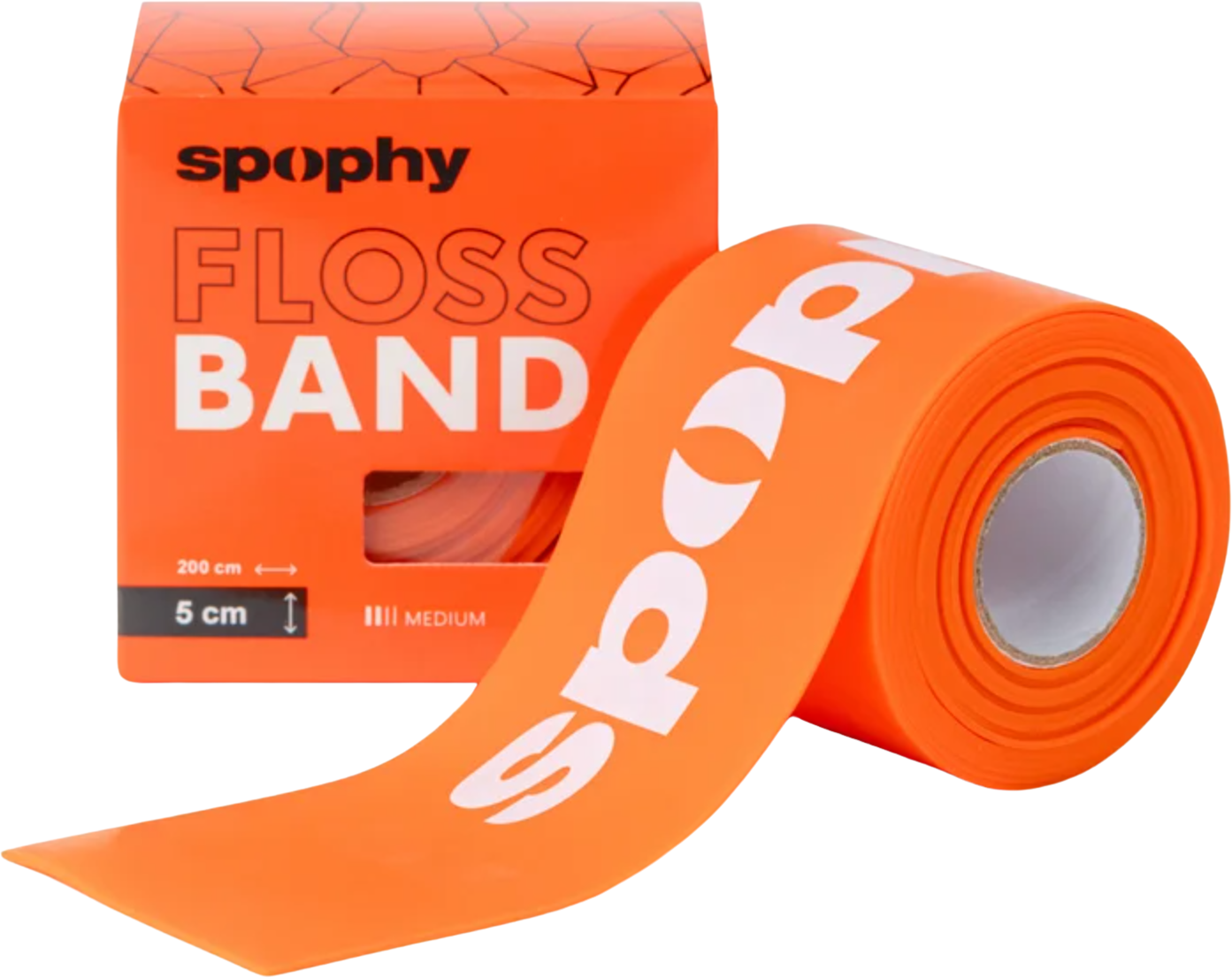 Spophy Flossband Orange, flossband oranžový 2 m