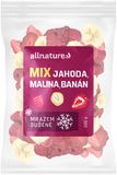 Allnature Mix lyofilizovaného ovoce jahoda, malina, banán 100 g