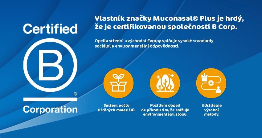 Muconasal certifikát