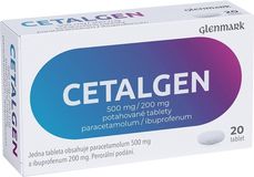 Cetalgen 500mg/200mg, 20 tablet 20 ks
