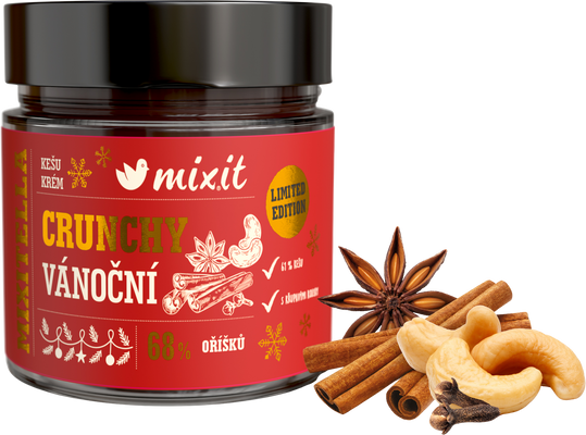 Mixit Mixitella Crunchy Premium – Vánoční 220 g