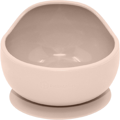 Petite&Mars Set jídelní silikonový TAKE&MATCH, Desert Sand 6m+, 4 ks