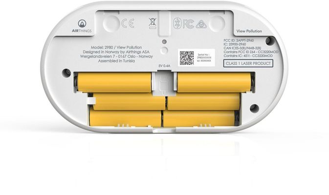 Airthings View Pollution - monitor kvality ovzduší
