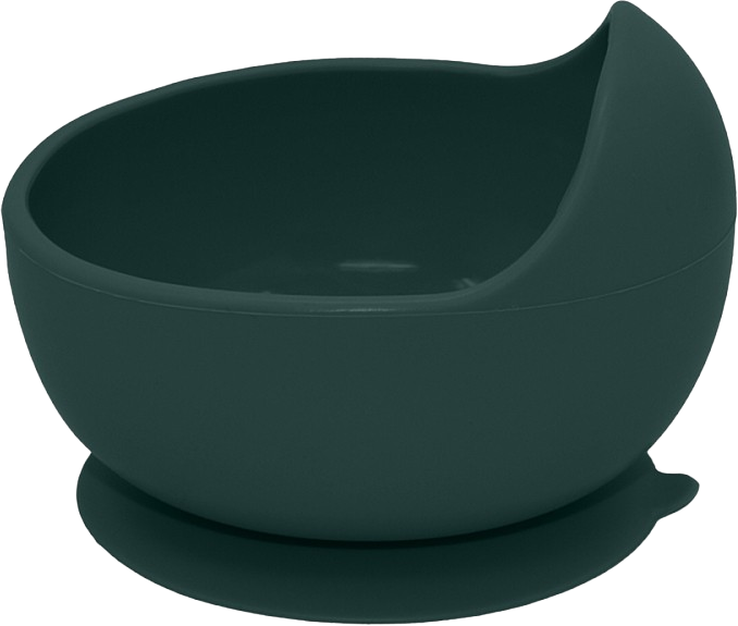 Petite&Mars Set jídelní silikonový TAKE&MATCH, Misty Green - Intense Ochre 6m+, 4 ks