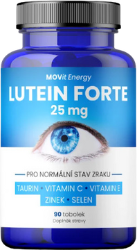 MOVit Energy Lutein Forte 25 mg + Taurin 90 tobolek