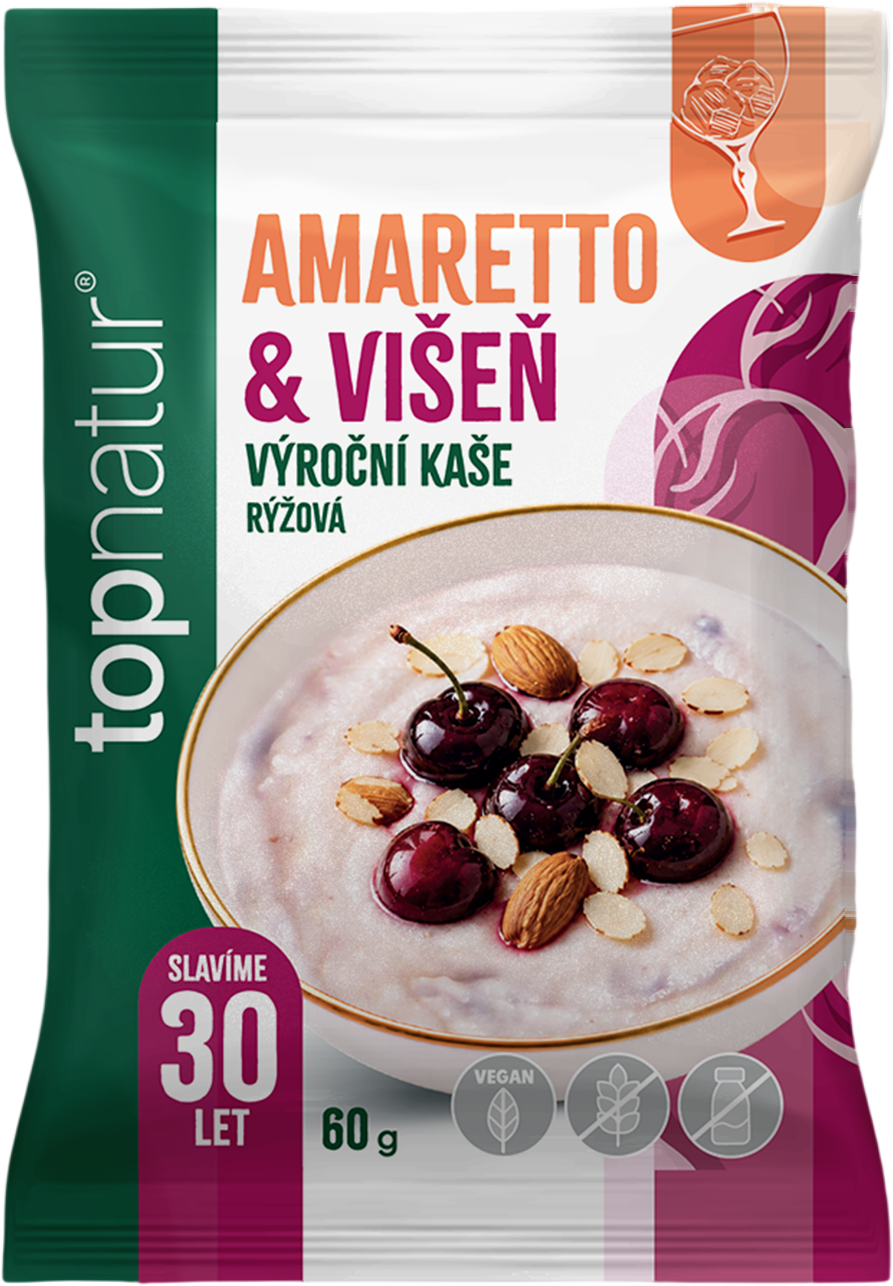 Topnatur Výroční kaše Amaretto & višeň 60 g