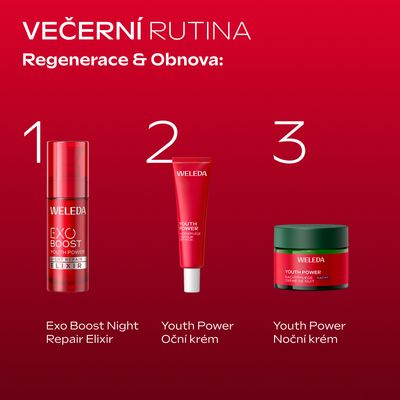 Weleda Exo Boost Astaxantinový noční regenerační elixír 30 ml