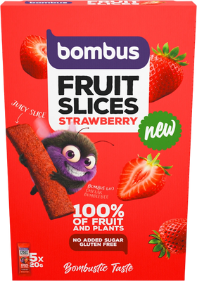 Bombus Fruit slices Jahoda 5 x 20 g