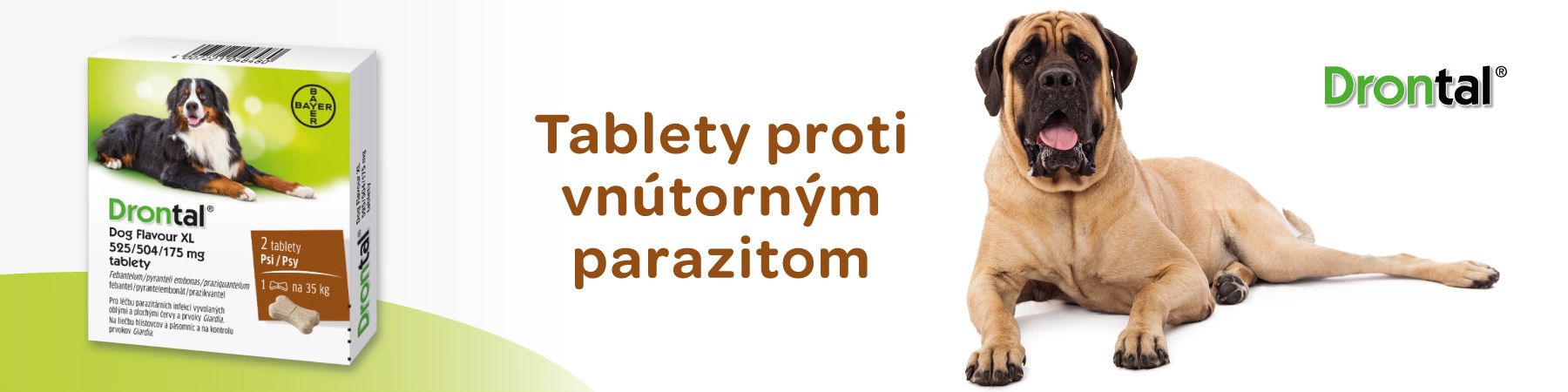 drontal dog flavour tablety s příchutí