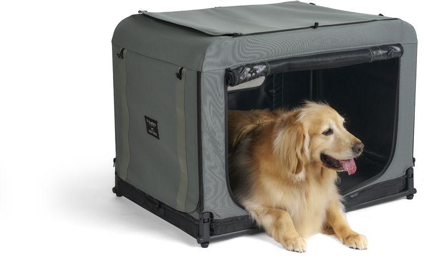 FIKAGO Skládací kennel přepravka Queen L Grey