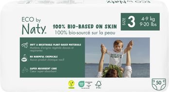 Eco by Naty Plenky midi 4-9 kg - Economy pack 50 ks