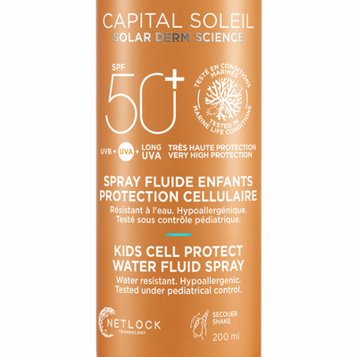 Vichy Capital Soleil Fluidní Sprej vhodný i pro citlivou dětskou pokožku SPF50+ 200 ml