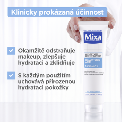 Mixa čisticí gel proti vysušování, 150 ml