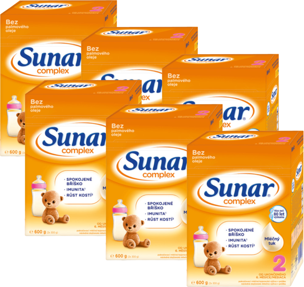 Sunar 2. komplex, 6 x 600 g