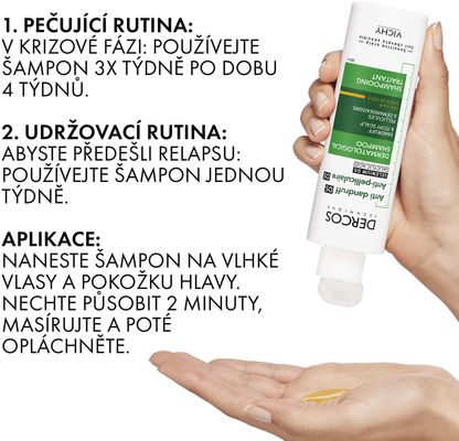 Vichy Dercos šampon proti lupům na suché vlasy 200 ml