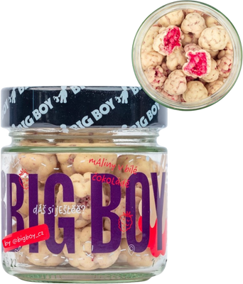 BIG BOY® Maliny v bílé čokoládě 70 g
