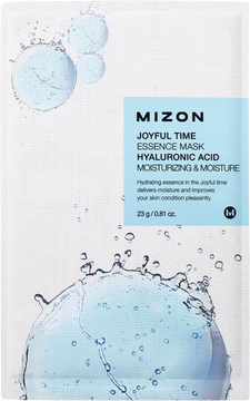 Mizon Joyful Time Essence Mask Hyaluronic Acid Plátýnková maska s hydratačním a zklidňujícím účinkem 23 g