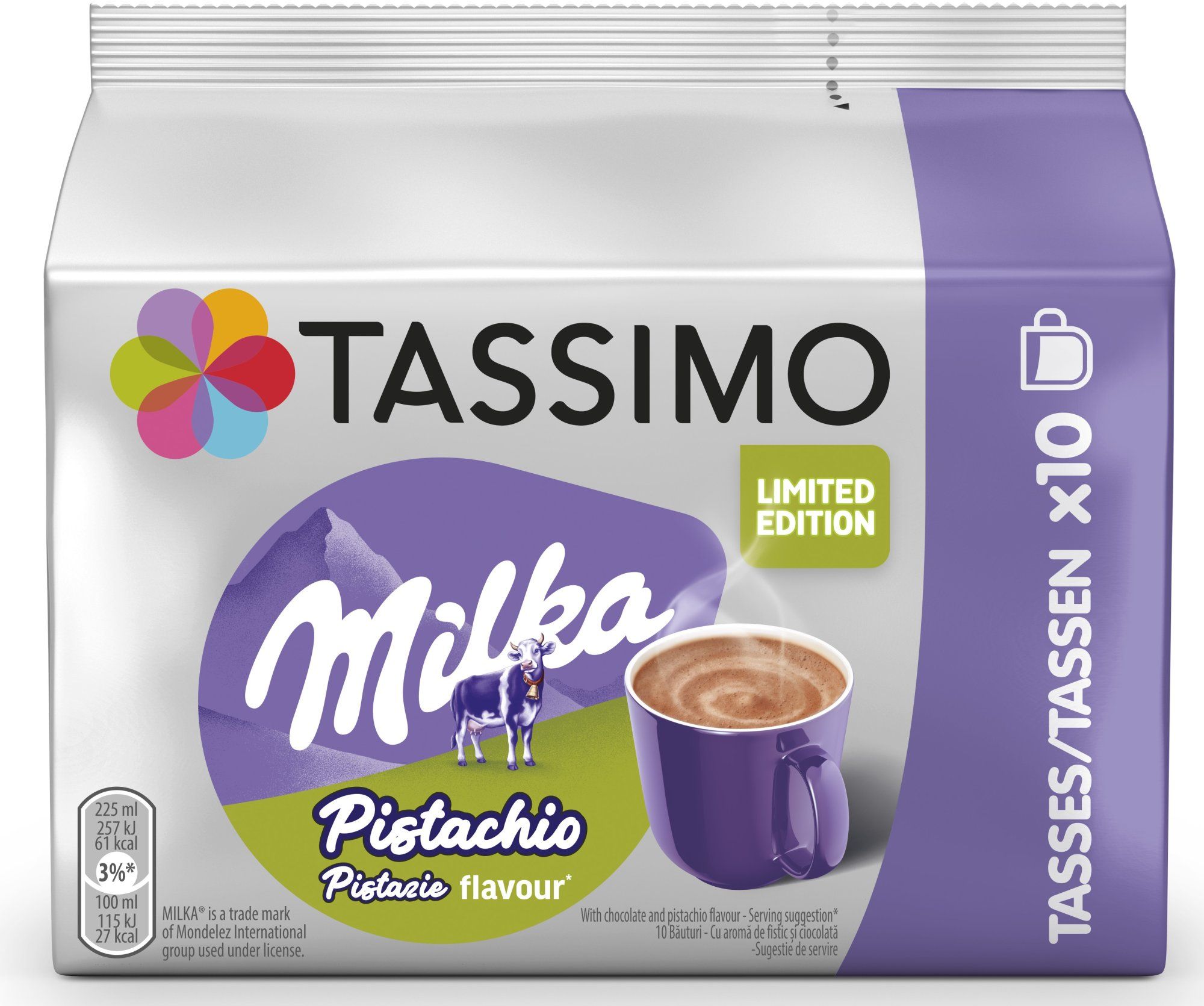 Tassimo Kapsle Milka Pistachio 10 kapslí