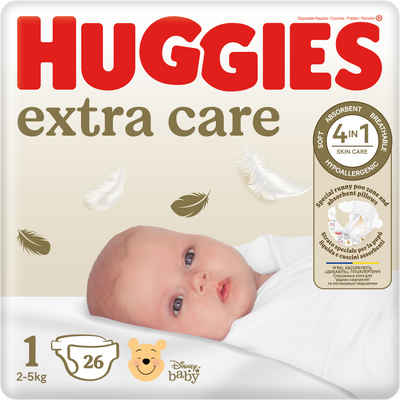Huggies® Extra Care 1, 26 ks