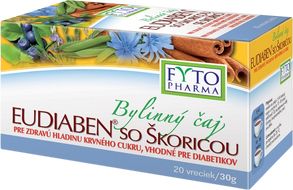 Fytopharma Eudiaben Bylinný čaj se skořicí 20 x 1.5 g