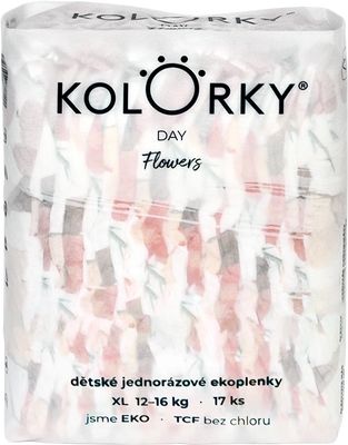 Kolorky DAY Květy vel. XL (12-16 kg) 17 ks