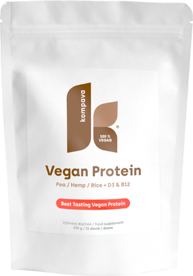 Kompava Vegan Protein, Čokoláda-višeň 525 g