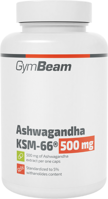 GymBeam Ashwagandha KSM-66® 500mg 90 x 500 mg