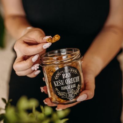 Natu Dárkový set BIO kešu ořechů deluxe I., 2 x 160 g