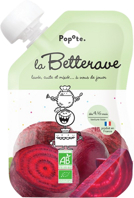 Popote kapsička BIO červená řepa 120 g