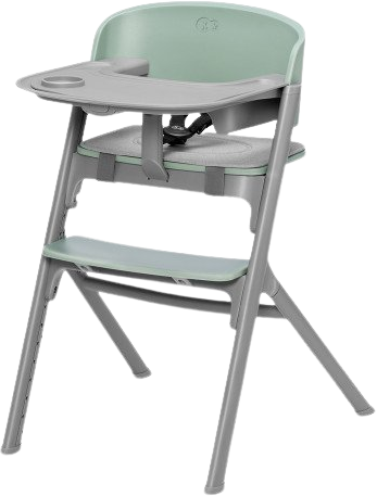 Kinderkraft Select Set jídelní židlička Livy Olive Green + lehátko Calmee, Premium 82 cm