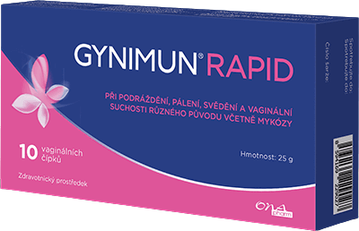 Gynimun Rapid Vaginální čípky 10 ks