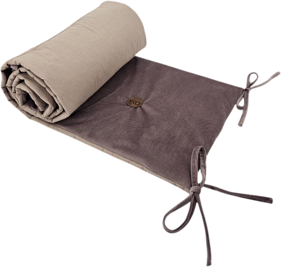 EKO Mantinel do postýlky bavlněný Velvet Dark Pink 180 cm