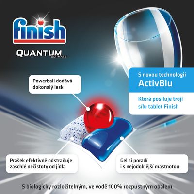 Finish Quantum Ultimate Kapsle do myčky nádobí 80 ks
