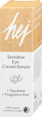 Hej Organic Omlazující oční krémové sérum pro citlivou pleť 15 ml