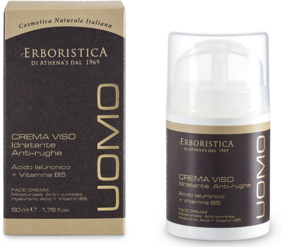 Erboristica UOMO Pleťový krém pro muže proti vráskám 50 ml