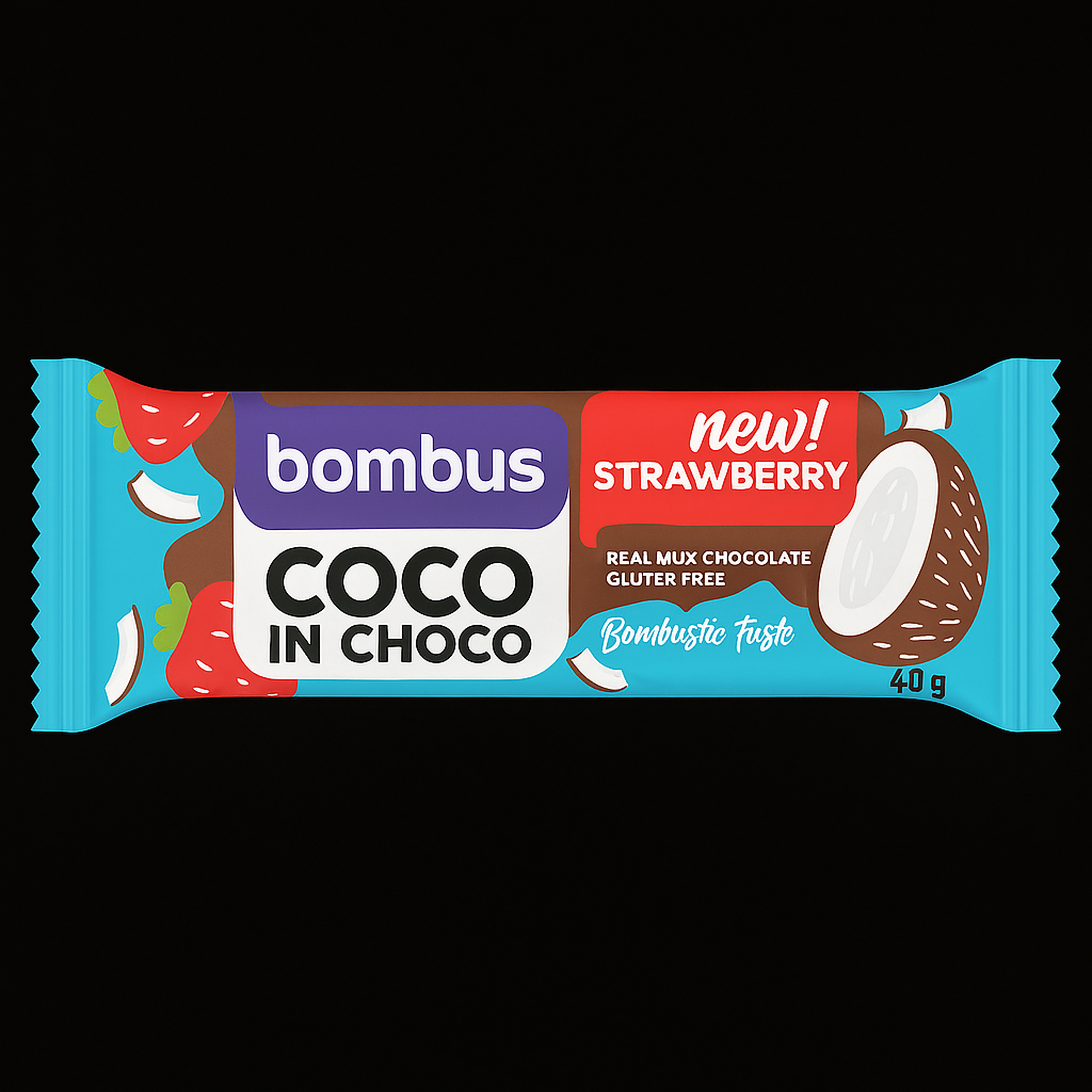 Bombus COCO IN CHOCO STRAWBERRY 40 g