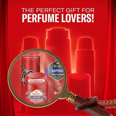 Old Spice Xmass sada Discovery Box deodoranty a sprchový gel