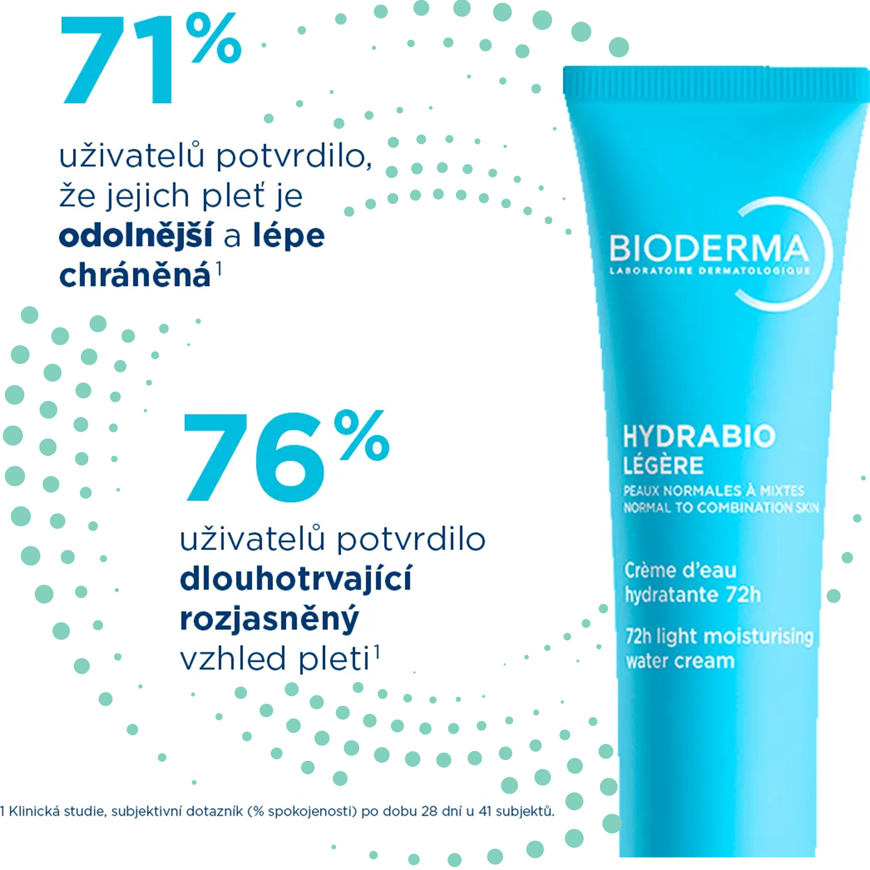 Bioderma Hydrabio Light hydratační krém s lehkou texturou 40 ml