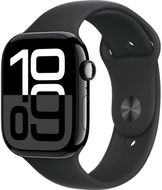Apple Watch Series 10 Cellular 42mm Klavírně černý hliník s černým sportovním řemínkem M/L