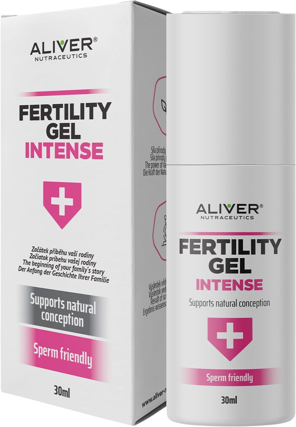 Aliver Fertility Gel Intense podpora početí 30 ml