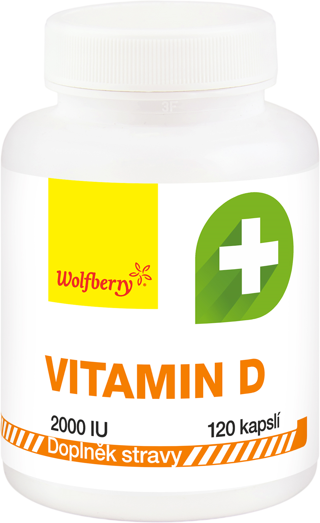 Wolfberry Vitamín D kapsle 120 kapslí