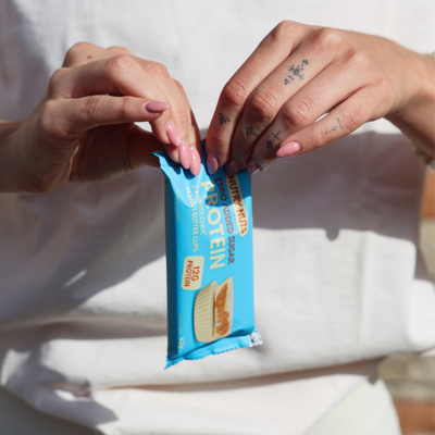 Nutry Nuts Proteinové košíčky - bílá čokoláda s arašídovým máslem 2 x 21 g