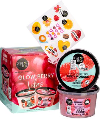 Organic Shop Glow-Berry Vibes Beauty Set 2 x 250 ml