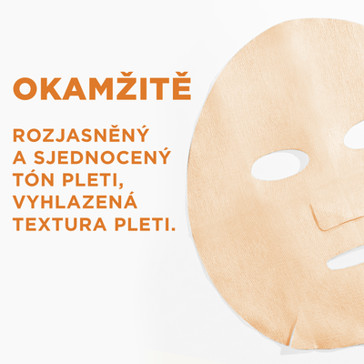 L'Oréal Paris Revitalift Clinical rozjasňující pleťová maska s vitaminem C, 26 g