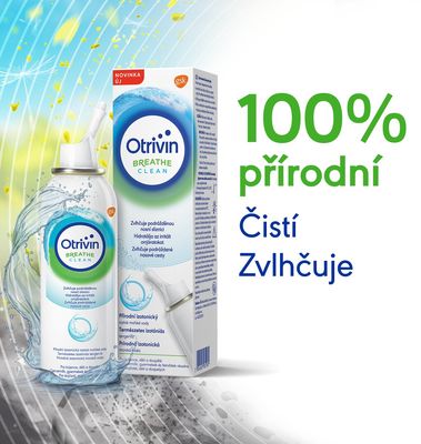 Otrivin Breathe Clean nosní sprej se zvlhčujícím účinkem 100 ml