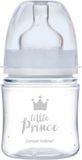 Canpol babies Lahev se širokým hrdlem ROYAL BABY modrá 120 ml