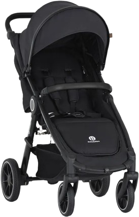 Petite&Mars Kočárek Street+ RWS Black Perfect Black