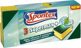 Spontex Supermax+ houba tvarovaná velká 3 ks