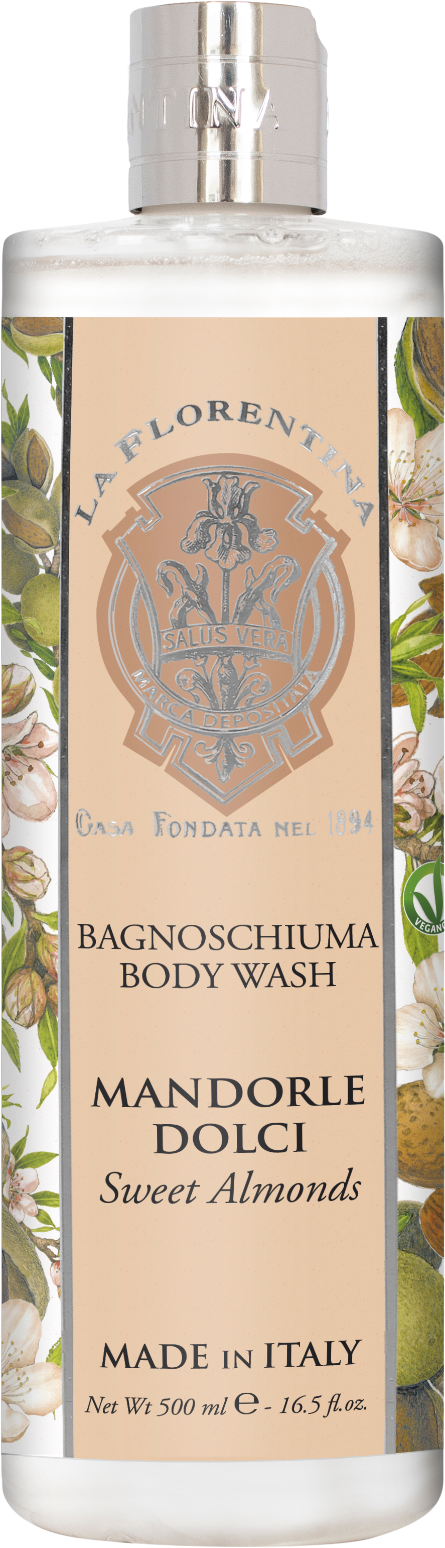 La Florentina Pěna do koupele a sprchový Mandorle Dolci 500 ml